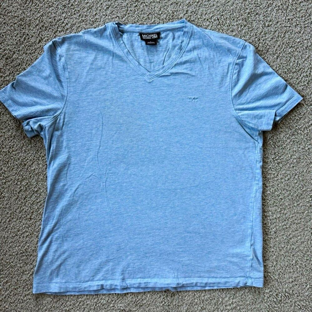 Michael-michael-kors Men's Blue T-shirt